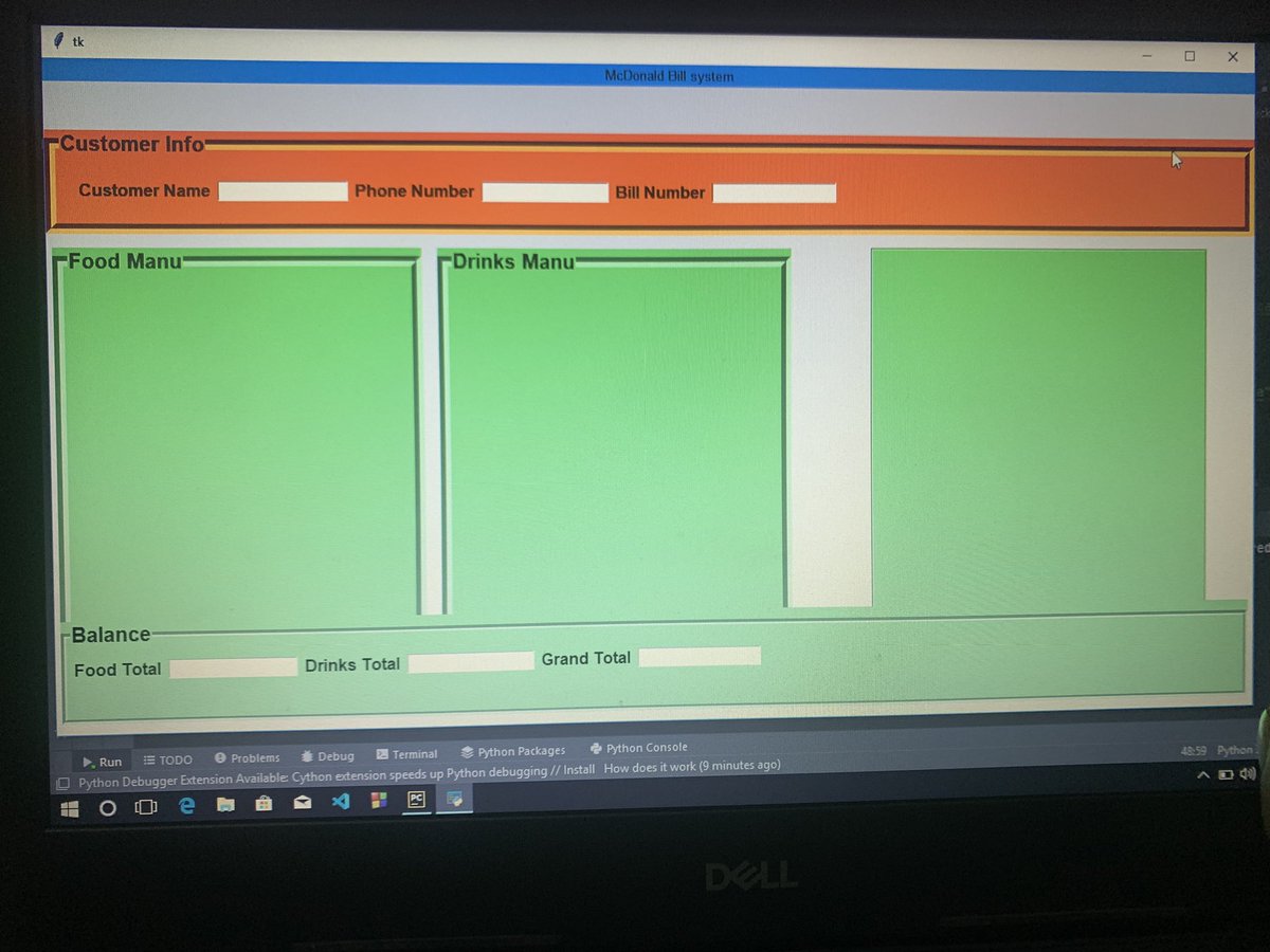 Code_with_UK's tweet photo. Today’s project Done #Tkinter
#100DaysOfCode #Day17 https://t.co/wCzAokzwHs