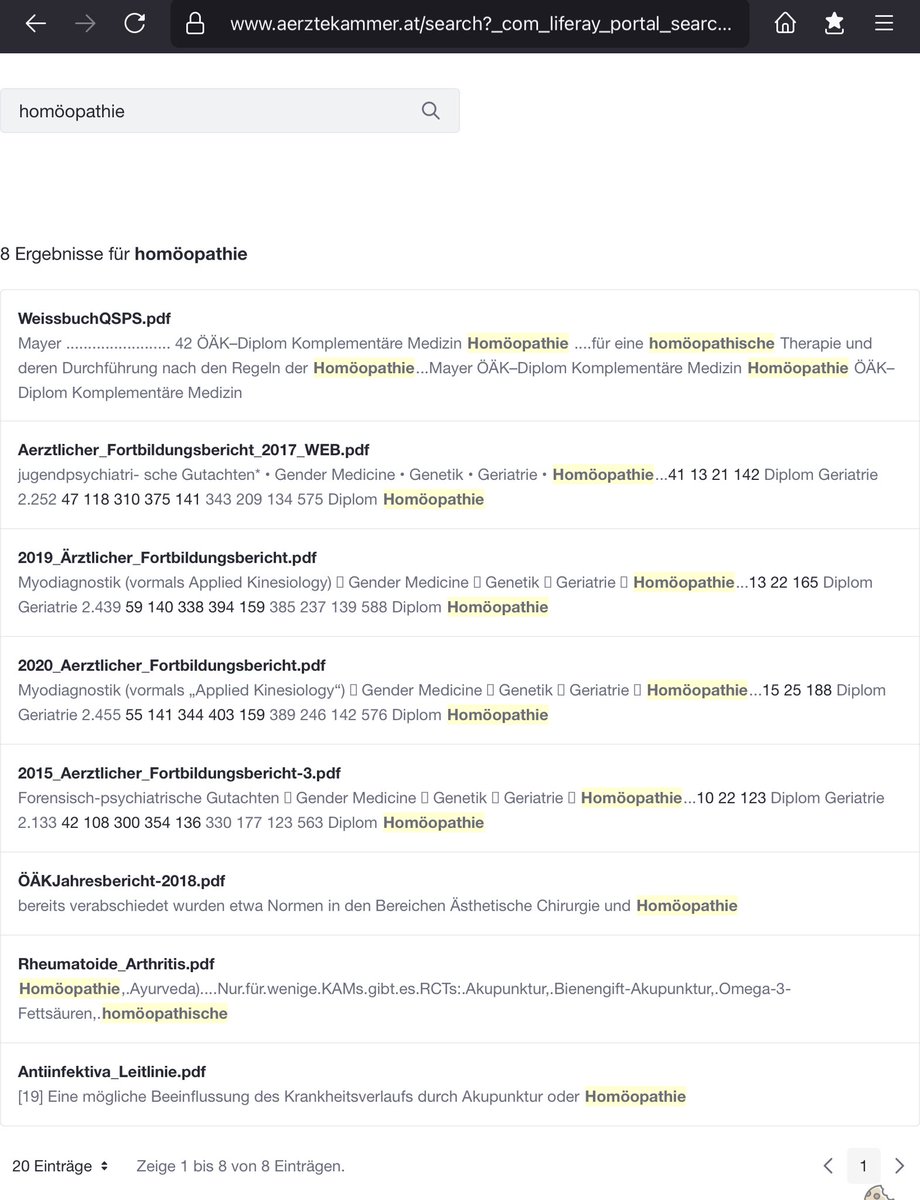 Die Ärztekammer hat Dr. Kellermayr nicht geholfen und bot/bietet Fortbildungen für Pseudowissenschaft an. Wann Reform?
#Kellermayr #rip
(mein aufrichtiges Beileid an die Angehörigen btw)