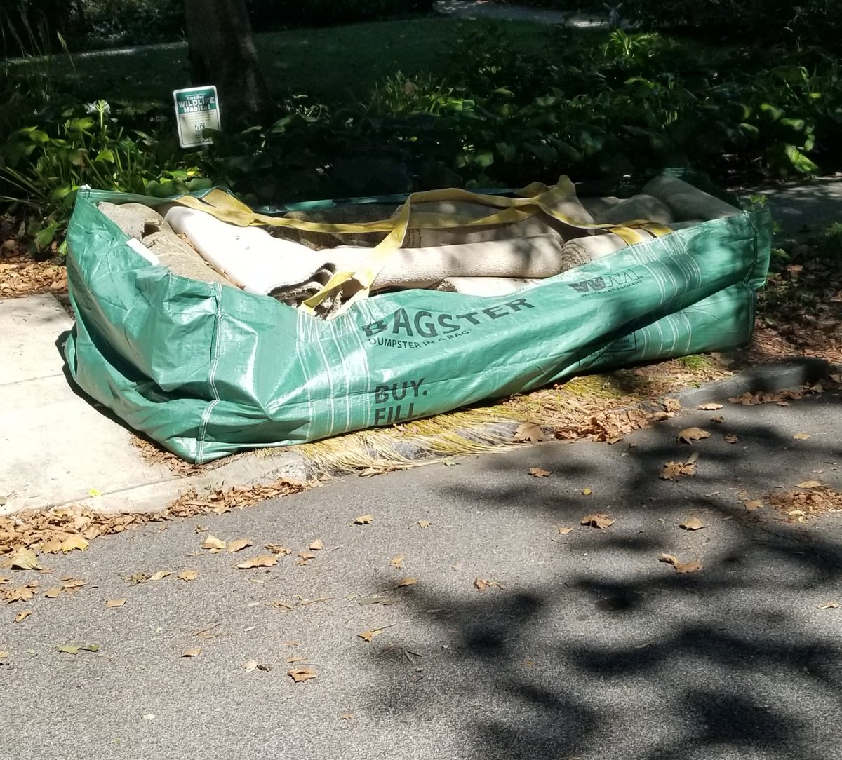 PookBrown's tweet photo. I turn the corner and @AnthonyLGargano does his read for #bagster and this is what I see. @975Middays @asalciunas975 https://t.co/n5wNoTvEkX