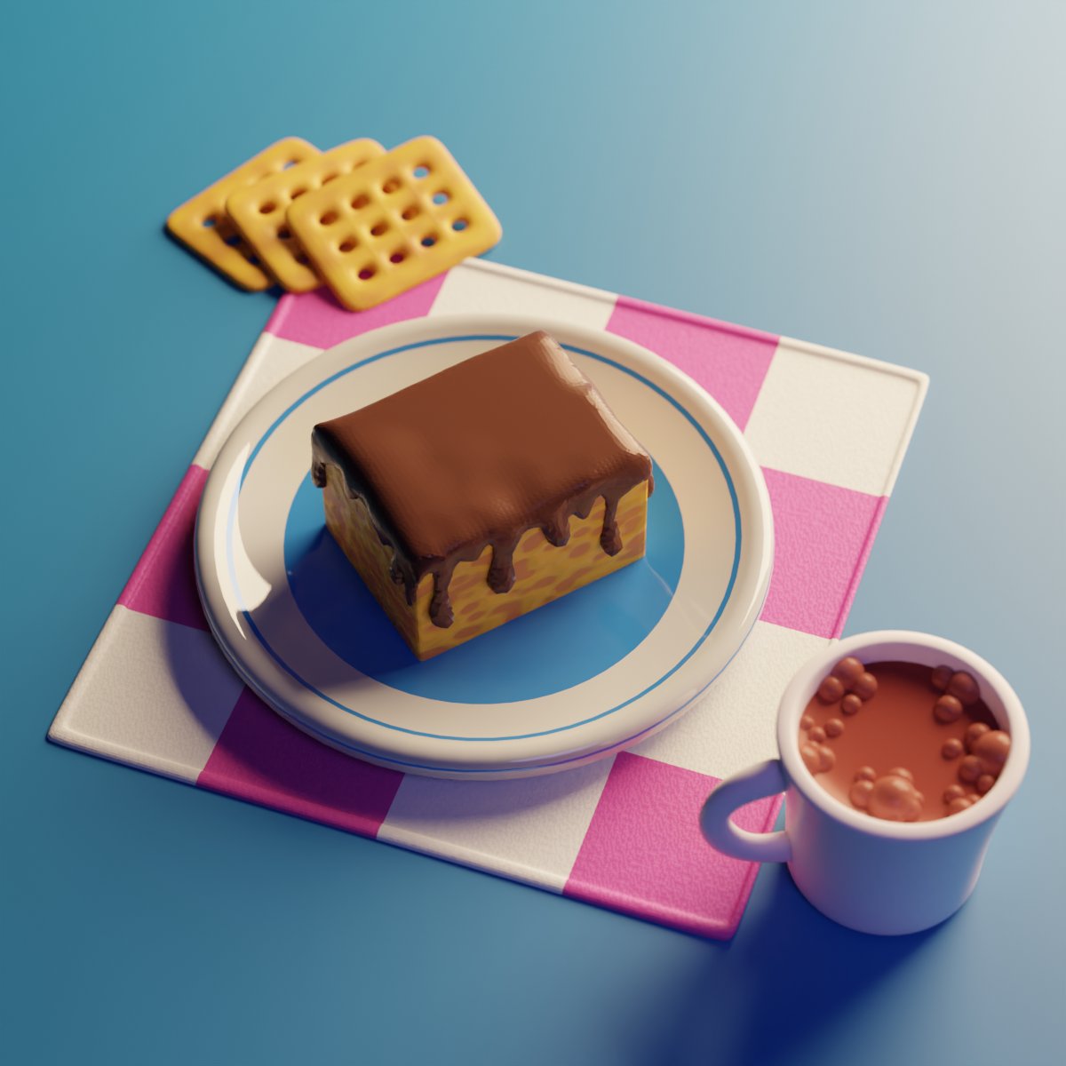 revolutionartes's tweet photo. OLÁ OLÁ FREGUESIA tá servido o cafézinho, vem lanchar!

Tem pão 🍞 com ovo 🍳
Bolinho 🍰 de cenoura 🥕
Coxinha 🦵 vegana 🌱
E pamonhaaa 🫔

Quer aprender a fazer essas cenas em 3D? 

Para participar das aulas gratuitas, se inscreve para a próxima Quarentena de Blender aqui 👇 https://t.co/jS7E48oJhl