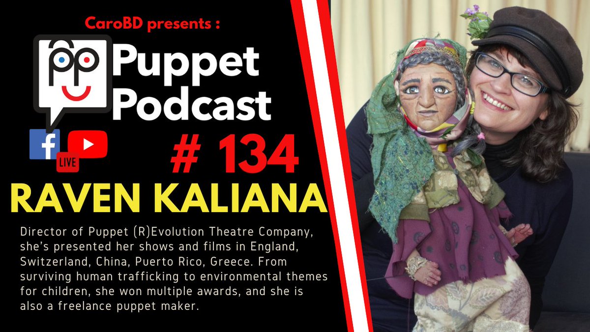 Looking forward to my interview with Caroline Bernier-Dionne on the Puppet Podcast @PodcastPuppet, which will go live from 3rd of August, 8pm Canadian Eastern Daylight Time! Here is the link: youtube.com/watch?v=jVGYjB…
#puppets #podcast