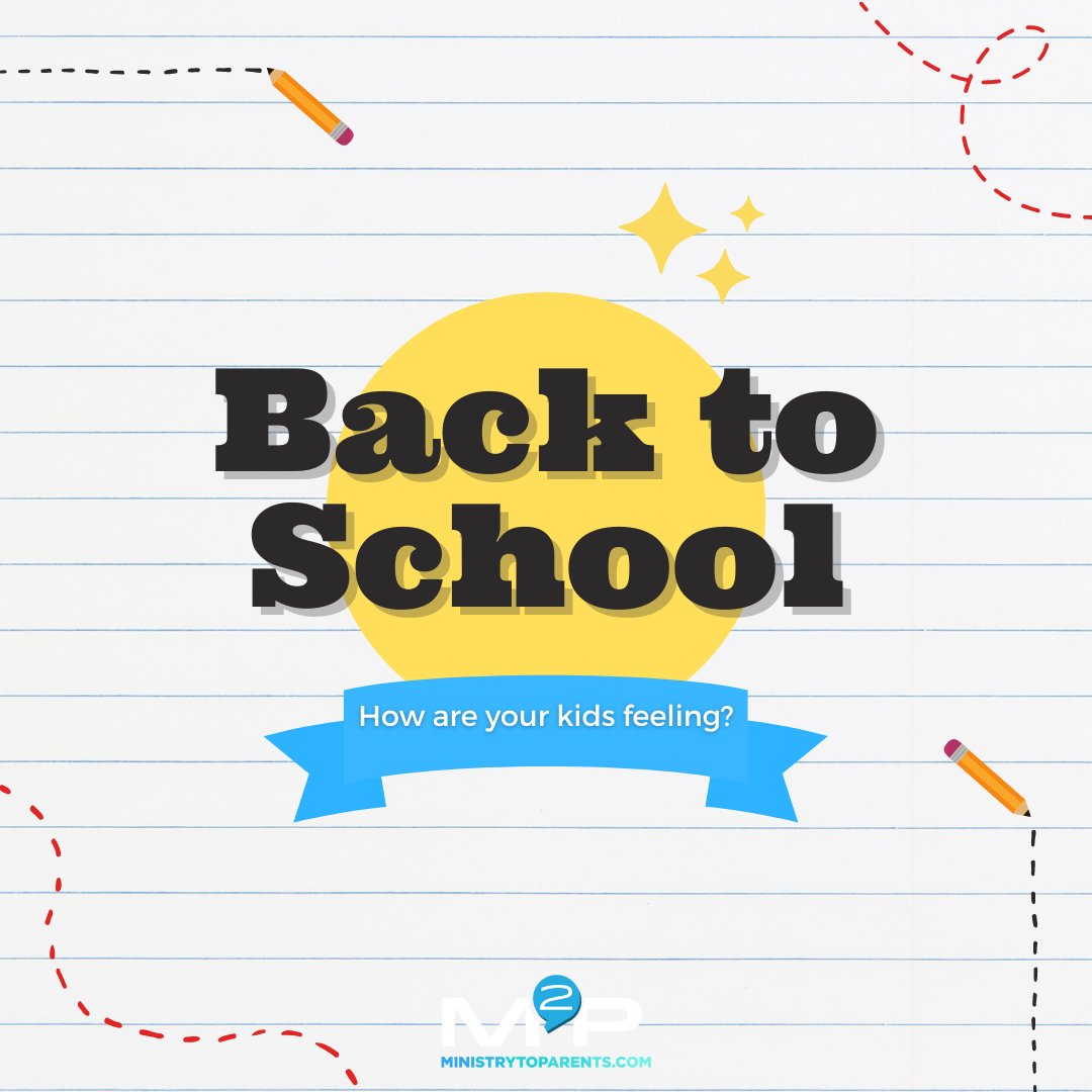 It’s Back To School season for most kids this month! How are your kids feeling about heading back? Nervous or excited? 🎒 

We have lots of resources to help navigate this time for your kids. Become a member today to get access to all of these tools 📲   ministrytoparents.com/#membership