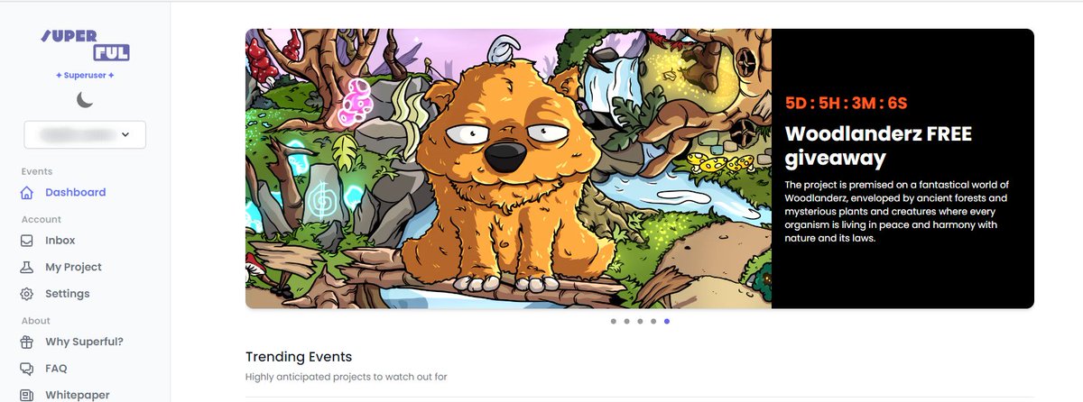 woodlandrz's tweet image. If you still missing #Woodlanderz WL, here is another chance ⬇

We are on frontpage of Superful app 🔥

🙏Thanks @Superful_xyz