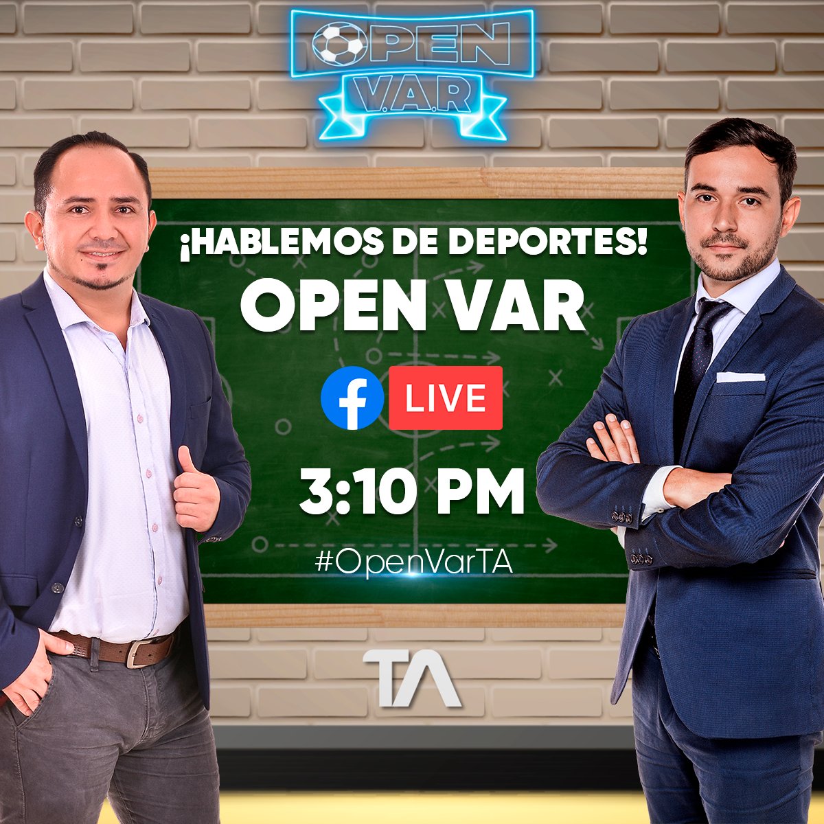 teleamazonasec's tweet photo. 🤸♀️#FelizMiércoles ⛹️♀️ ¡Hablemos de #DEPORTES! 🚴♂️Hoy en #OpenVarTA con las voces de Javier Lazo Garófalo y Hugo Quintana ⚽ ¡Conéctate a las 3:10 PM!🏆 https://t.co/VVGA3bT1Jw