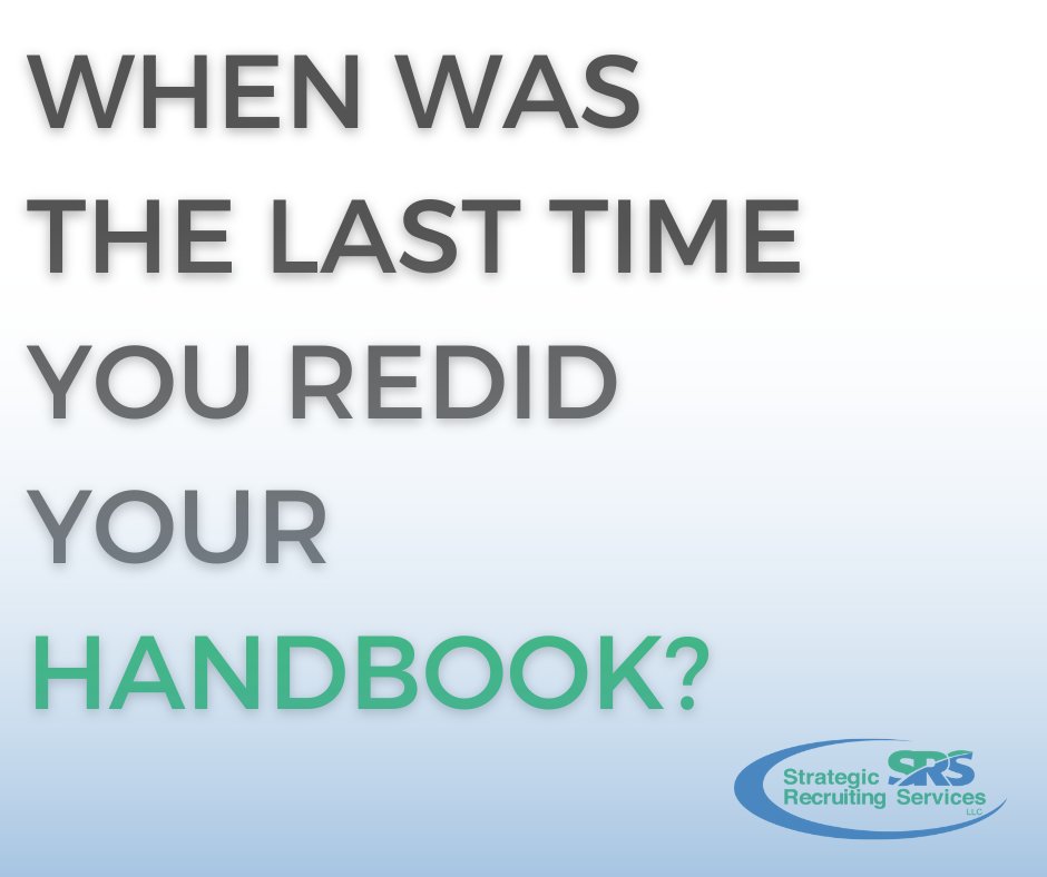 FindHireKeep's tweet photo. Handbooks should reflect current goals, missions, and company culture. When was the last time you took a look at your handbook? https://t.co/rU3AqADcZu