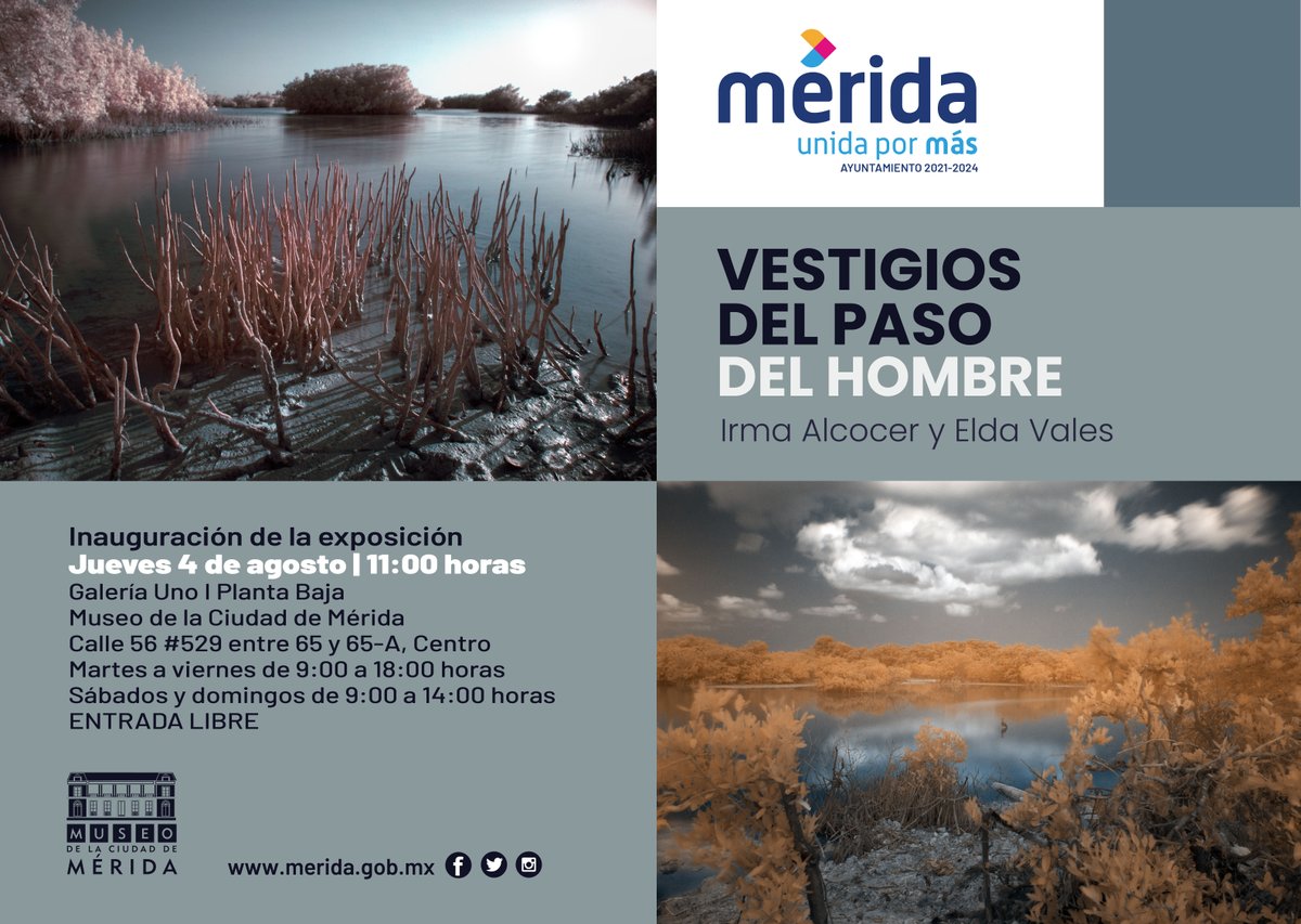 MeridaCultura1's tweet photo. ¿Sabías que la fotografía infrarroja se utiliza mucho a nivel científico y artístico con la temática de paisaje? 
Te invitamos este jueves al Museo de la Ciudad de #Mérida a conocer dos miradas 📷 fotográficas que van más allá de lo que vemos en la naturaleza. 
@RenanBarrera https://t.co/Hq4QkEbwGj