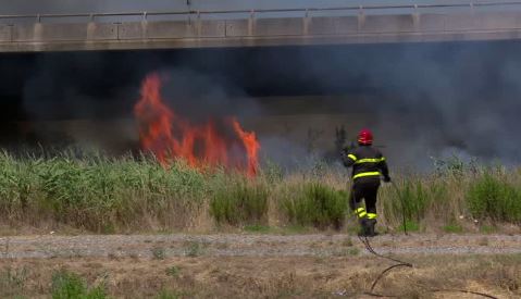 TgrRaiToscana's tweet photo. Ancora chiusa alla circolazione la #superstrada Fi-Pi-Li all'altezza #Interporto e #Stagno per un #incendio attivo da alcune ore. Sul posto 7 automezzi e 23 unità dei #vigilidelfuoco, personale dell'#antincendiboschivi e l'elicottero della @regionetoscana. @TgrRai https://t.co/lhm0oY1Mms