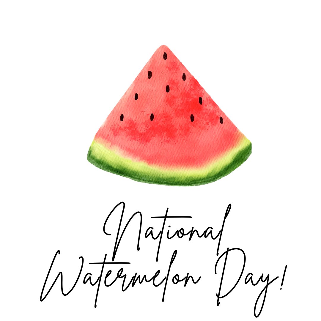 Happy National Watermelon Day! 

Did you know watermelon is 92% water and can help you stay hydrated? 

Click below for other fun nutrition facts about this yummy summer treat! 

healthline.com/nutrition/wate…
