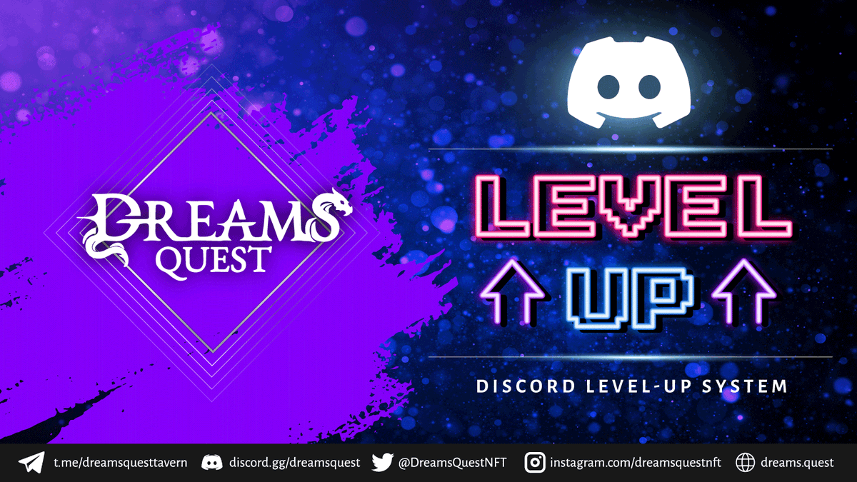 DreamsQuestNFT's tweet photo. 🕹️ Level-Up to whitelist for Dreams Quest Origins and unlock exclusive features

✨ As you gain more XP points, you will be able to level up, thereby unlocking rewards. 

📜 Level Up Rewards:
https://t.co/n1PqdtGjq7

#Whitelist #Game #Alpha #Metaverse https://t.co/N5ROe2m5oH