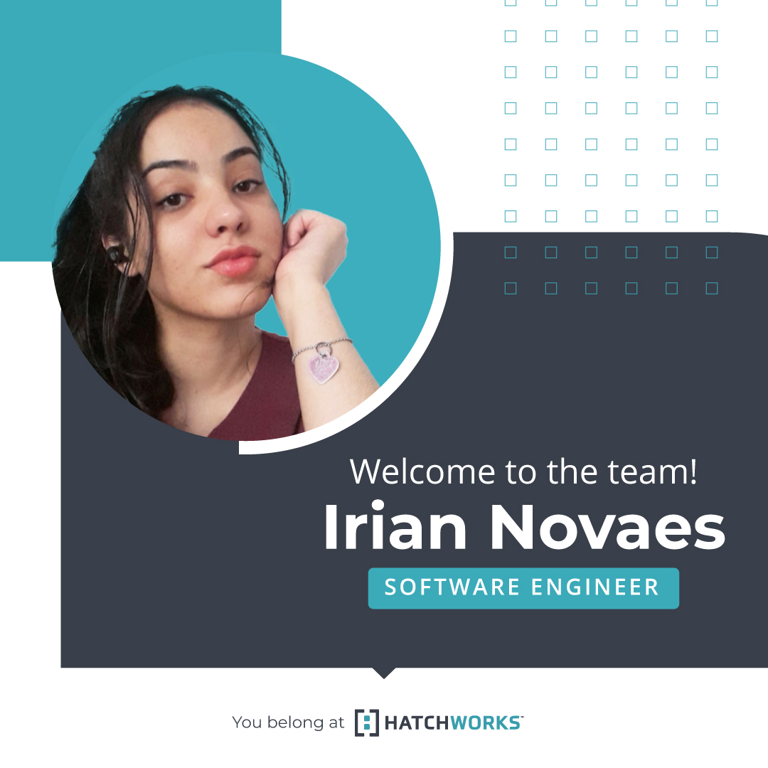 hatchworksinc's tweet photo. Please give a warm welcome to Irian Novaes, our new Software Engineer!
We are excited to have you on the HatchWorks team, Irian! 🎆
Looking for new opportunities? Become a Hatcher! 👉🏻 https://t.co/QlYUZT3uwc
#HatchWorks #NewHire #Welcome #Hiring https://t.co/ekulhXUzSA