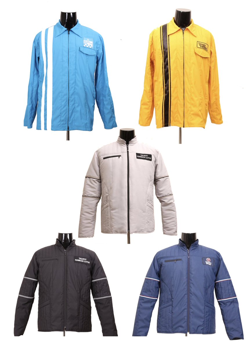 TheSunbeamLotus's tweet photo. We have these exclusive ASOC replica jackets left in stock, only one of each size:
Chrysler Dealer Team Club: L & XL
Talbot Sport: M, L & X-L
Sunbeam Lotus Grey: XL
Sunbeam Lotus Black: L & XL
Avenger Tiger: XL
#AvengerTiger #TalbotSport #SunbeamLotus #ChryslerDealerTeamClub https://t.co/PiGGmr3l7b