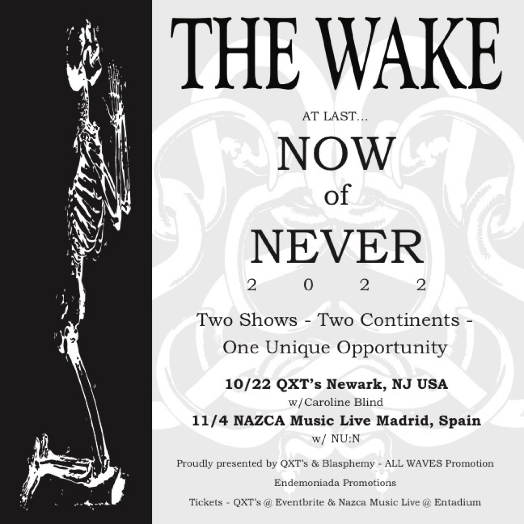 Here we go - hope to see all of you there with your horns in the air 🖤🤘💀🤘🖤 and black hearts on your sleeves. 22 October · QXT's Newark, NJ USA w / Caroline Blind Tickets: tinyurl.com/mvhckp54 4 November · Nazca Madrid, Spain w / NU:N Tickets: tinyurl.com/3uw2harv