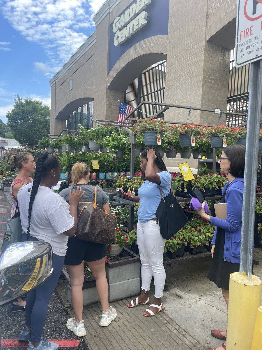 NicMartin2021's tweet photo. We are interacting with our power standards and learning outcomes. How might we make connections to learning while at @Lowes? How might we launch a project or conduct project research here? #pbl #projectapproach  #expeditionarylearning @TheMVSchool https://t.co/3oLyQZws1W