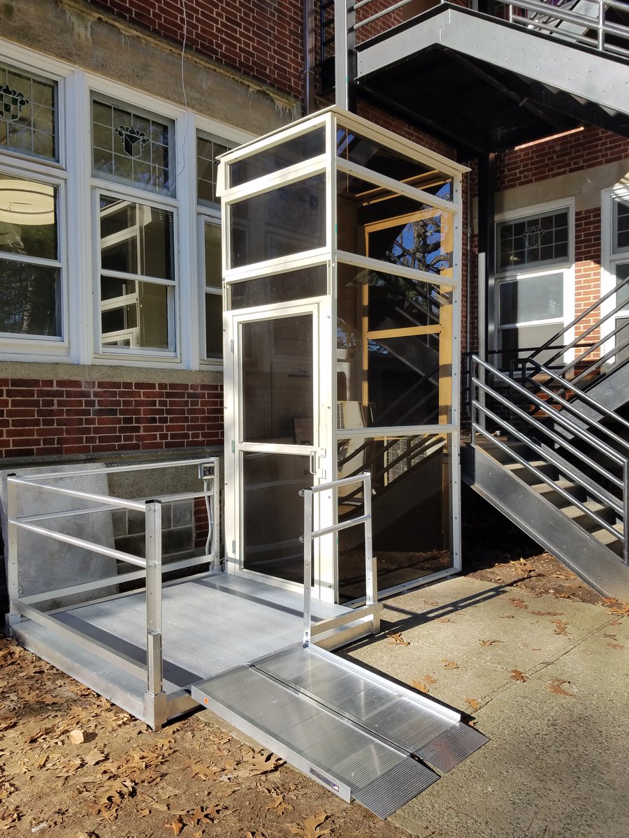 Vertical Platform Lifts are a great addition to commercial (and residential!) buildings to accommodate everyone. 
Free evaluations for any Connecticut Residents! Give us a Call  @ 860-761-0008 
-
-
#stiarlifts #vpl #platformlift #handicapaccessibility