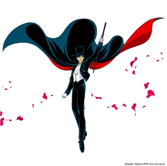 Sailor_Moon_NA's tweet photo. Happy birthday to the rose-wielding caped hero, Tuxedo Mask! 🌹 https://t.co/NWRgPvCl4M