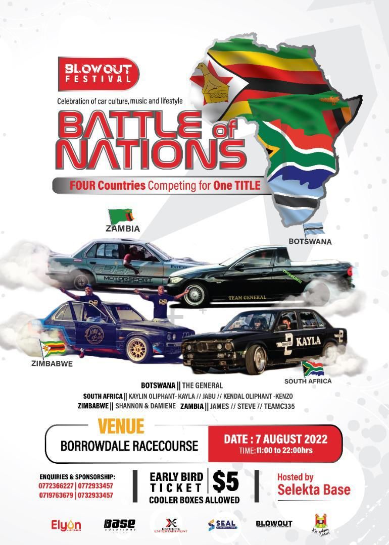 Looking foward to a petrol heads day of fun.... Our team has some tickets to give away. Watch this space for details
<a href="/MCFreightSolut/">MC Freight Solutions</a> <a href="/mau_motsi/">One_Maü</a> <a href="/TakawiraGwisai/">Tucx</a> <a href="/KelvinMotsi1/">Kelvin Motsi</a> <a href="/ElyonLubricants/">Elyon Lubricants</a>