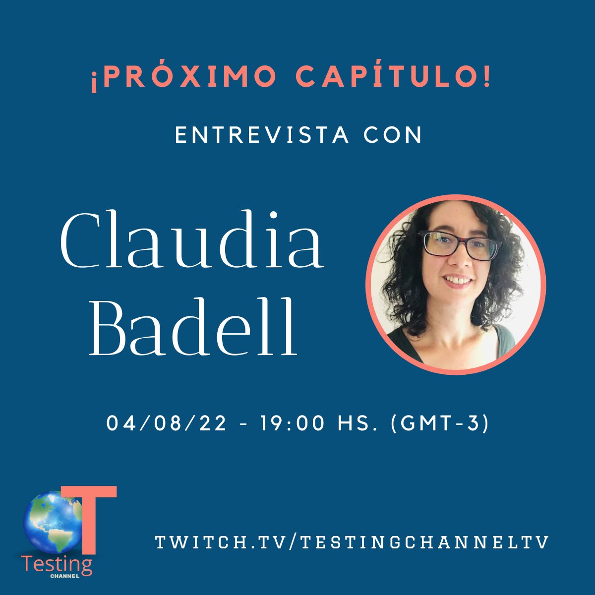 💥Mañana estaré participando en <a href="/testingchannel_/">Testing Channel TV</a>  junto a <a href="/gamarichal/">GASTON MARICHAL</a> y <a href="/marcosmanicera/">Marcos Manicera</a>.💥 Estaremos conversando sobre #testing, el detrás de cámara de <a href="/testingUY/">TestingUy</a>  y más, ¡nos vemos! 🐞🌎

📽️ m.twitch.tv/testingchannel…

#softwaretesting #testinguy #testinglatam #womenWhoTest