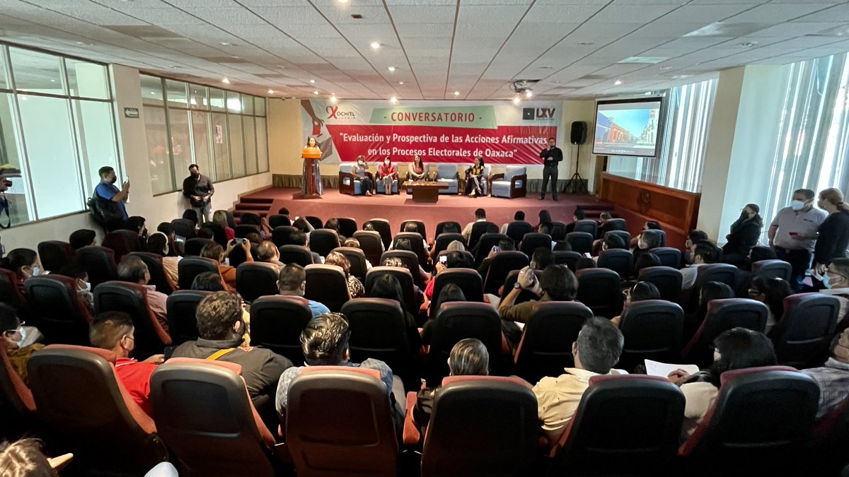 CongresoOaxaca_'s tweet photo. 🔺 Sigue #EnVivo el Conversatorio: "Evaluación y Prospectiva de las Acciones Afirmativas en los Procesos Electorales de #Oaxaca".

👉🏻 https://t.co/Aa0iJa8lN5 https://t.co/Cb5iUA3PaI