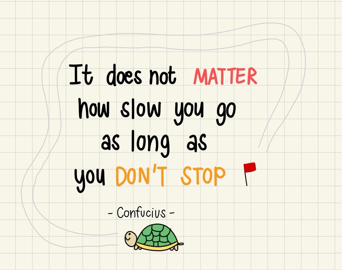 deliverbliss's tweet photo. ค่อยๆไปก็ได้นะ
สำคัญแค่อย่าหยุดเท่านั้นเอง 🐢

#InspirationalQuotes #Motivational #คําคมภาษาอังกฤษ https://t.co/5BRKz5ev7Y