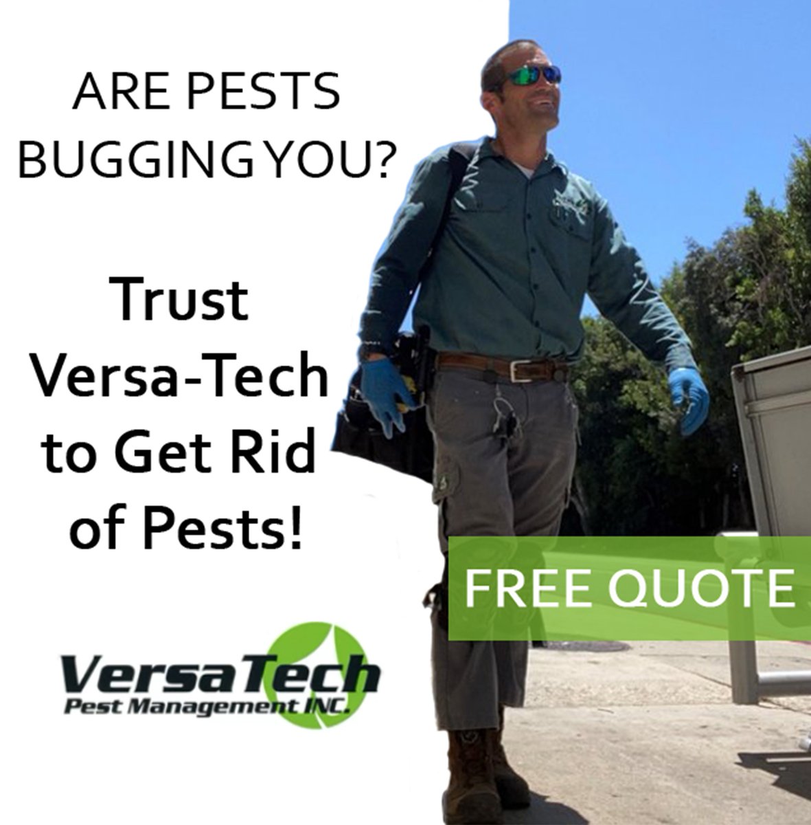 VersaTechPM's tweet photo. Are pesky #mosquitoes & #pests bugging you? Call the pros at Versa-Tech Pest Management at (888) 429-1213 or learn more at https://t.co/enVJV8QwRs #pestcontrol #pestcontrolservice #pestcontrollers https://t.co/07cLd5M3bY