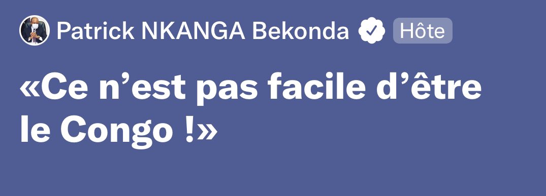 Patrick NKANGA Bekonda tweet media