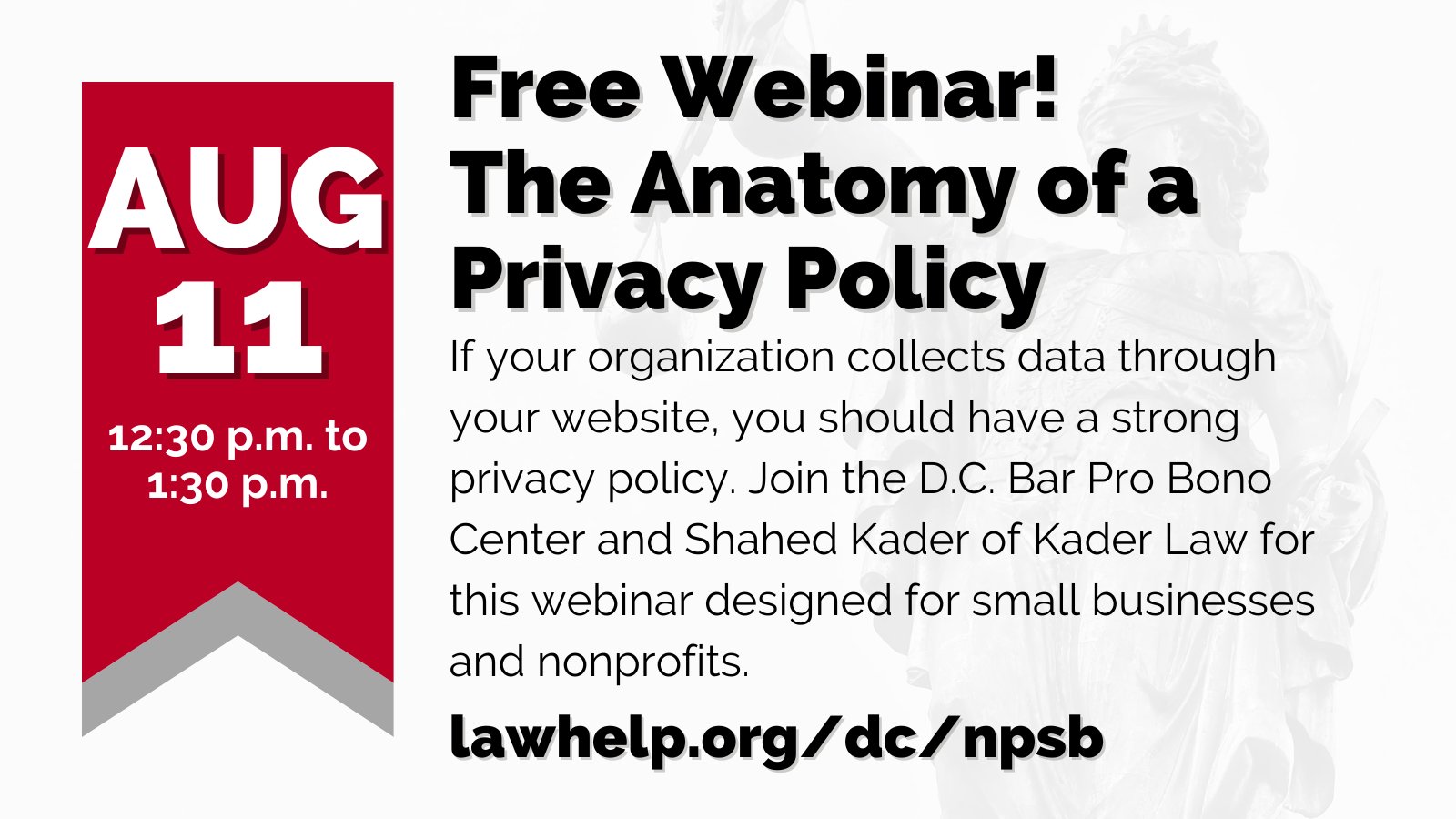 D.C. Bar Pro Bono Center on Twitter "Don't miss the *NEW* webinar for