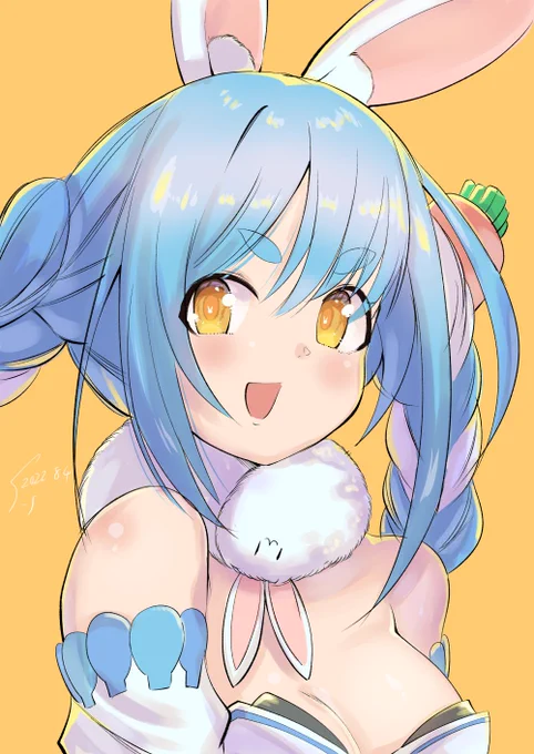 1時間で、ぺこら描いてみた 