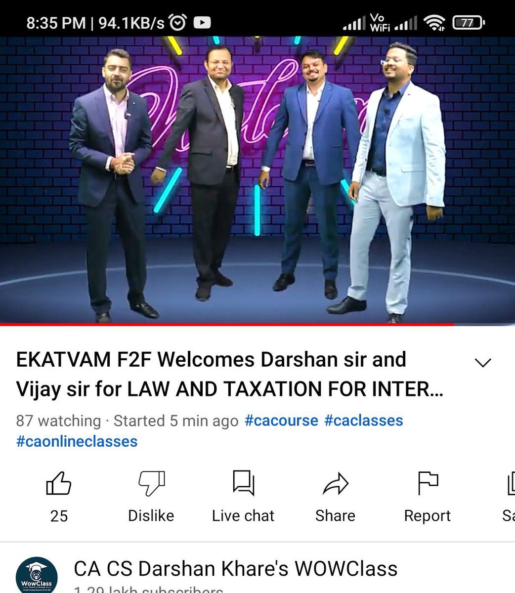 cadarshankhare's tweet photo. We are happy to announce that we are associated with Ekatvam Academy for CA Inter Group 1 Face-to-Face Batch by the grace of Maa Saraswati. "We welcome all students to our association and provide new course details for your best study. We look forward to your best . ..😍😍✌️✌️ https://t.co/oJFR3QvJuy