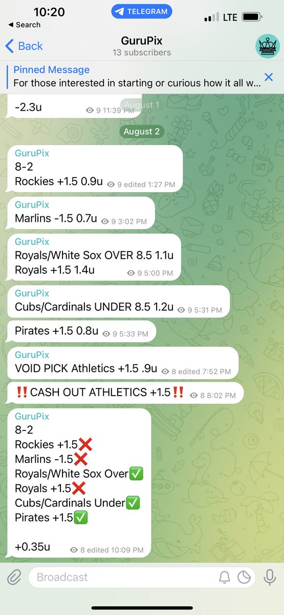 GuruPix_'s tweet photo. 8-2 can’t be mad. Coming back strong soon now is the time to join! After a bit of a regression like we have had now is where the money making starts! Week total -1.95u. https://t.co/B3vwygIT8s