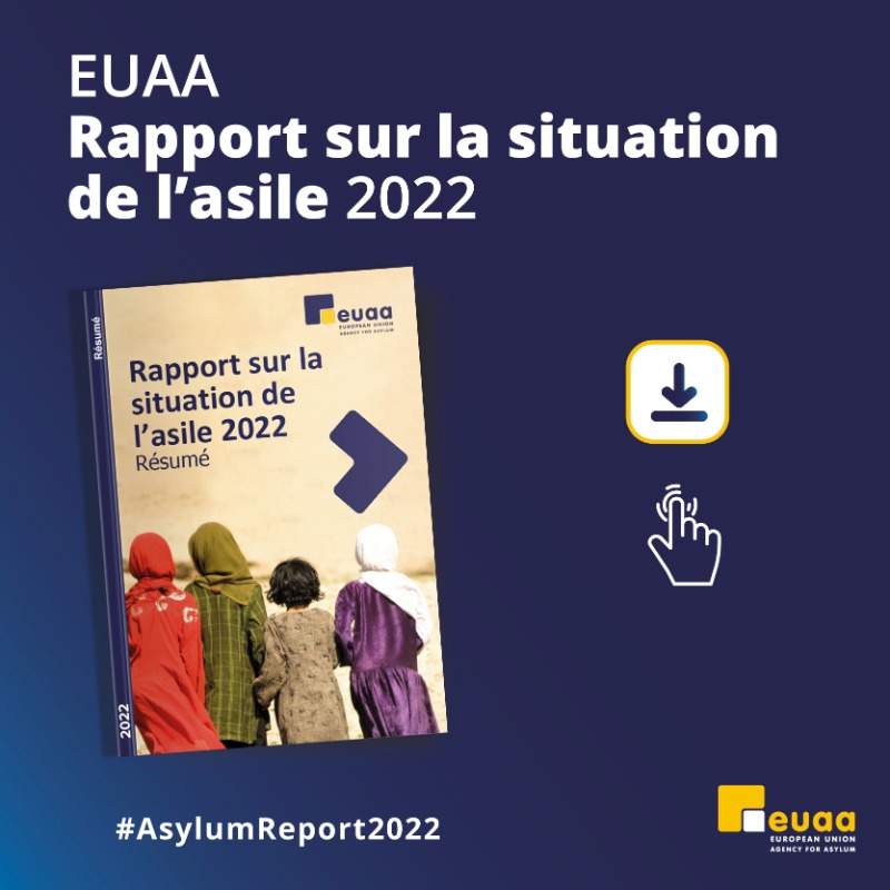 EUAsylumAgency's tweet photo. 4 in every 100 #asylum applicants in 🇪🇺+ countries are children travelling without a parent. They have made the journey alone.

Do you want to know more? Check out ⬇️ the executive summary of the #AsylumReport2022!

Available in 🇪🇸 🇫🇷 🇮🇹 🇷🇺 🇸🇦 &amp; much more!
