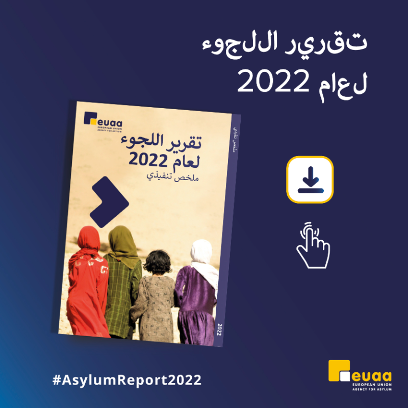 EUAsylumAgency's tweet photo. 4 in every 100 #asylum applicants in 🇪🇺+ countries are children travelling without a parent. They have made the journey alone.

Do you want to know more? Check out ⬇️ the executive summary of the #AsylumReport2022!

Available in 🇪🇸 🇫🇷 🇮🇹 🇷🇺 🇸🇦 &amp; much more!