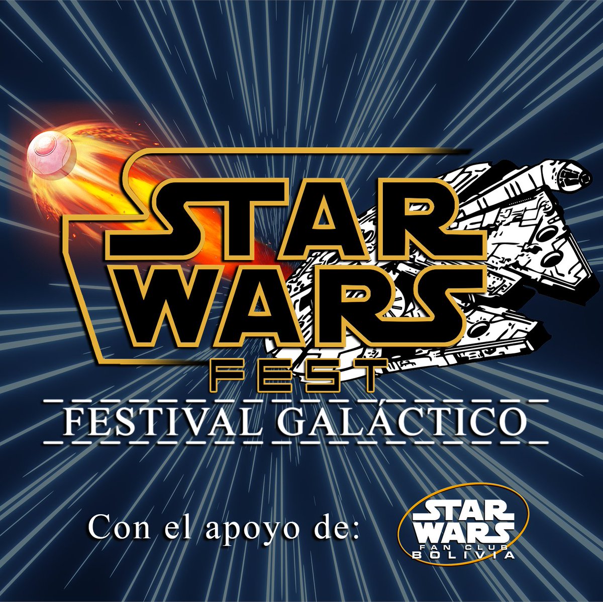 swfcb's tweet photo. Seremos parte del STAR WARS FEST - FESTIVAL GALÁCTICO!!!!!!
Será este 14 de agosto en el "Parque de las Culturas y la Madre Tierra", el horario será de 10:00 a 21:00
Entradas en puertas:

Visita el evento en facebook para saber más: https://t.co/XlyMMYAdAo https://t.co/A2D3WzfpzQ