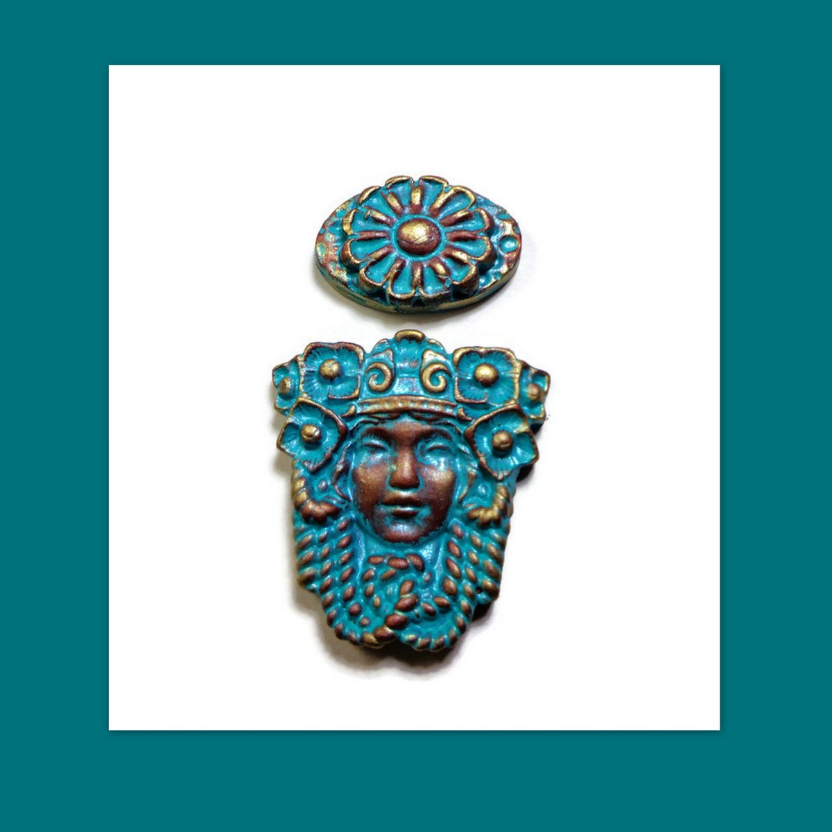 BeadazzleMeClay's tweet photo. $16.00  Excited to share the latest addition to my #etsy shop: Small Steampunk Goddess Bead Embroidery Polymer Clay Pendant Necklace Jewelry Component https://t.co/lvwBNfP2Dr #bronze #jewelrymaking #steampunk #jewelrycomponents #beadembroidery #polymerclay https://t.co/GqfBEBSBix