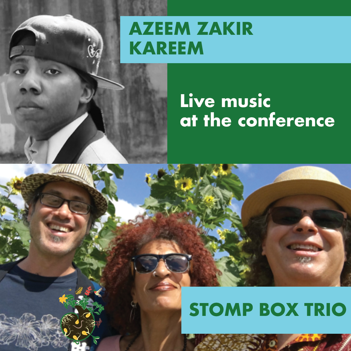 NOFA_SC's tweet photo. Come see #AzeemZakirKareem, and the #StompBoxTrio at the conference this weekend! All local artists- free to attend https://t.co/VM7tKeK37h