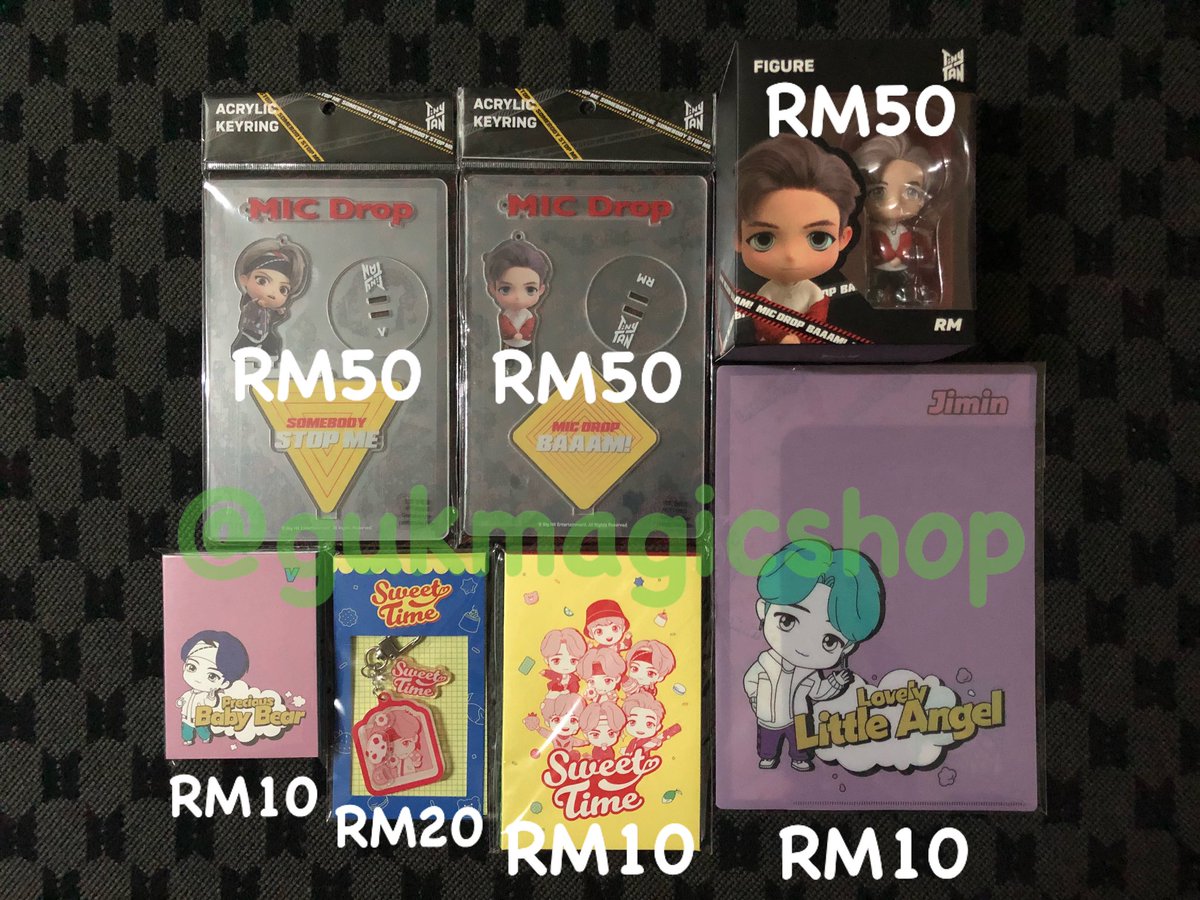 gukmagicshop's tweet photo. ♡ HELP RT ♡

[WTS] BTS LUCKY BOX LOOSE SET

✨ Wings Tour / Love Yourself Tour / In The Soop / TinyTAN Merch ✨

- the prices are excluding postage fee
- dm me if interested 💌 https://t.co/Ihrblwl0eA