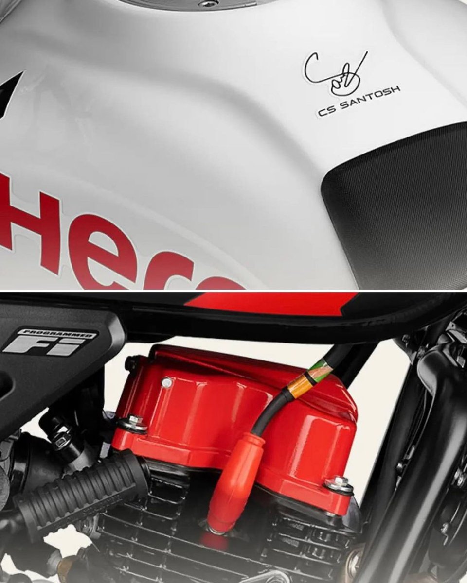 motorqe's tweet photo. LAUNCHED 

@HeroMotoCorp  XPulse 200 4V Rally Edition
That gets you:
➡️ Limited-edition
➡️ Exclusive rally-code graphics
➡️ Fully adjustable suspension at both ends
➡️ Front gets 250mm travel, the rear gets 220mm
➡️ Kerb weight of 160kg

#adventure #rally #xpulse #offroad #hero https://t.co/QFNBRuzFwe