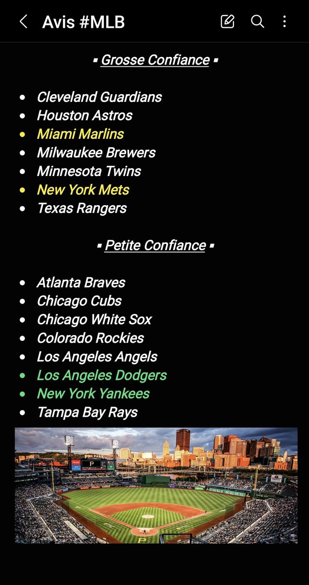 JDEMPIREOFF's tweet photo. Avis #WNBA x #MLB

Voilà mes avis pour les matchs de la soirée et de la nuit!

3 matchs WNBA et 15 matchs MLB! Un beau programme pour continuer ce bon début de mois d'août😈

J'enverrai une montante si y'a 50 RT &amp; 150 ❤ rapidement!

RT &amp; ❤ pour soutenir le travail! #TeamParieur https://t.co/zOcdxsQIHU