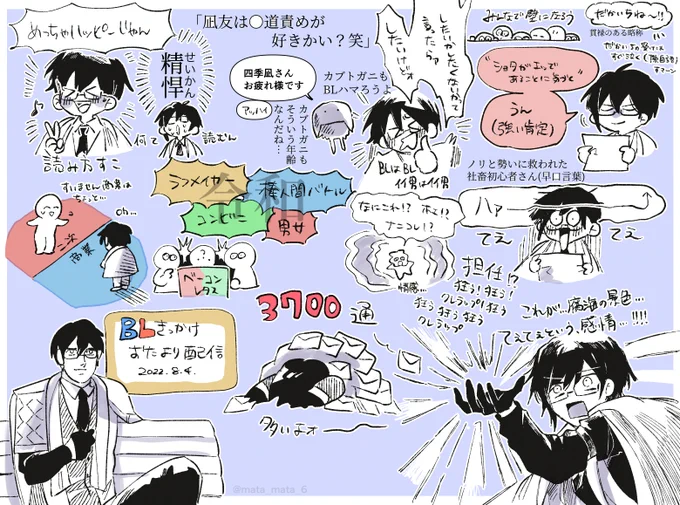 #四季彩画 
文豪の集いだった めちゃくちゃ面白かったです〜!✊ 