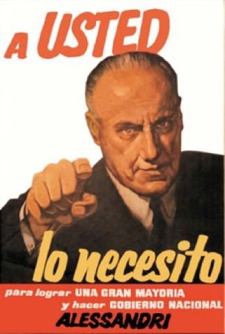 MuDiViMa's tweet photo. Diciembre, 1969. Los afiches de campaña de los tres candidatos presidenciales, y portada de El Mercurio con los resultados de la votación. La derecha con Alessandri más el centro con Tomic (DC)  sumaban 1.861.000 votos, contra 1.075.000 votos de Allende por la izquierda. https://t.co/Q9ETVPVRpK
