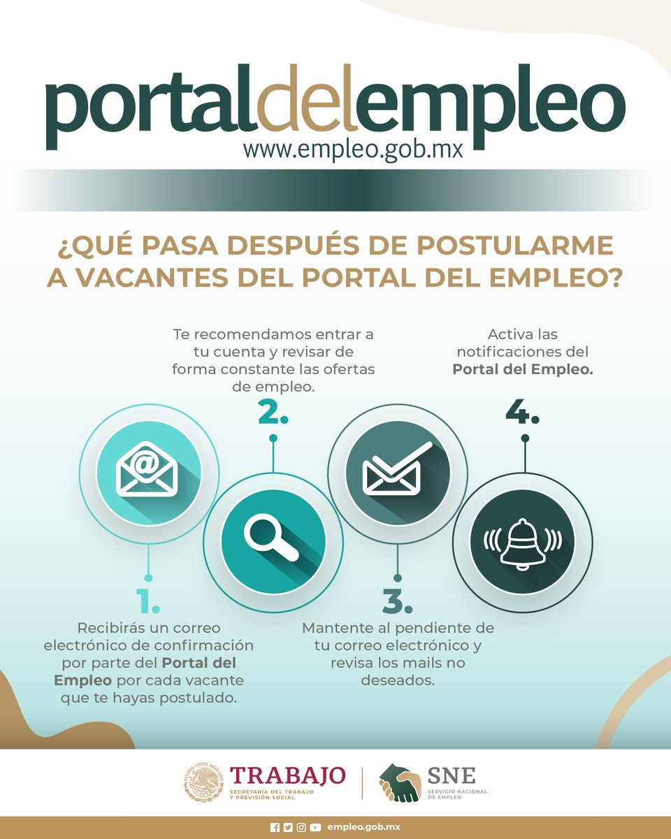marathb's tweet photo. ¿Qué sigue después de postularse en el #PortalDelEmpleo? 🤔

Aquí algunos tips para dar seguimiento a tus solicitudes. Recuerda que el tiempo de respuesta depende de la empresa. 

Visita: https://t.co/r0149mN5if. https://t.co/RBv56k4zo5