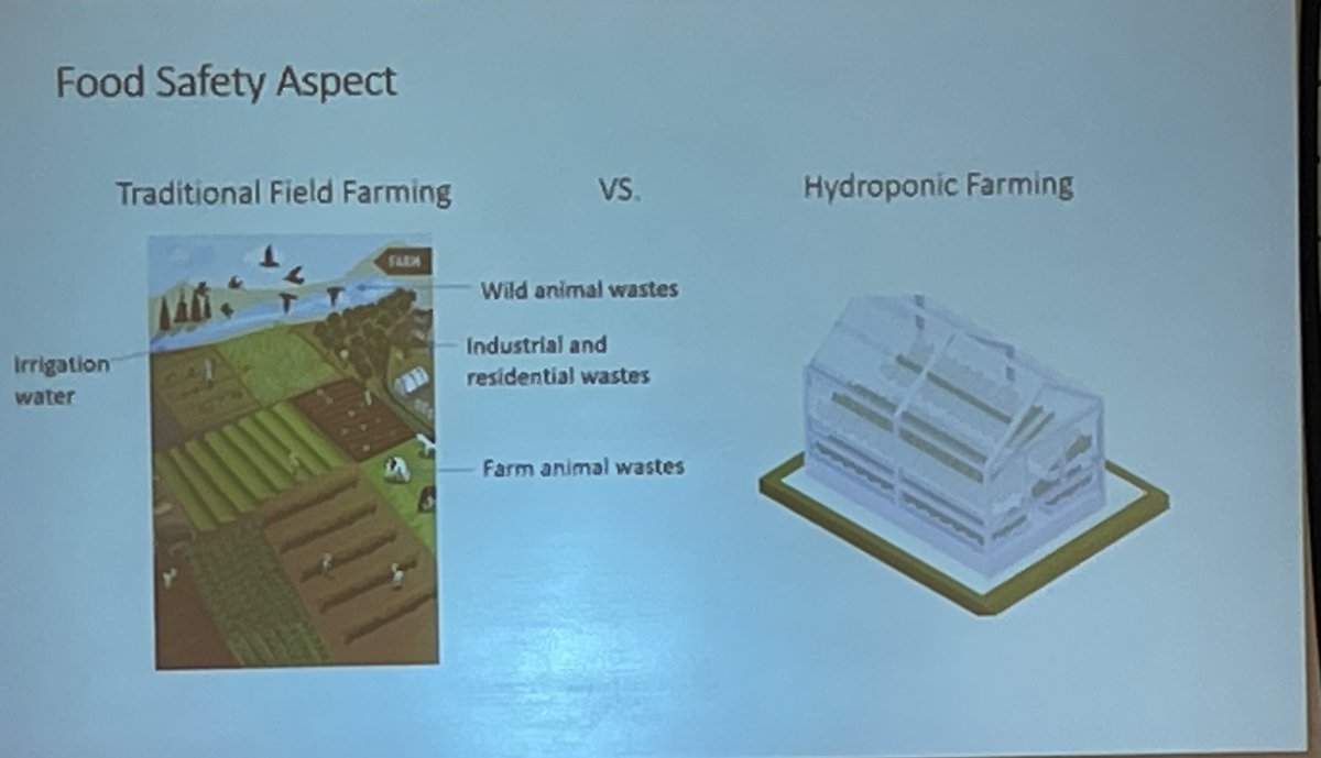 HelenRTaylor2's tweet photo. Understanding Food safety risks and hazards in hydroponics and aquaponics @ #IAFP2022. #zero2five https://t.co/rsuZW4NeQO