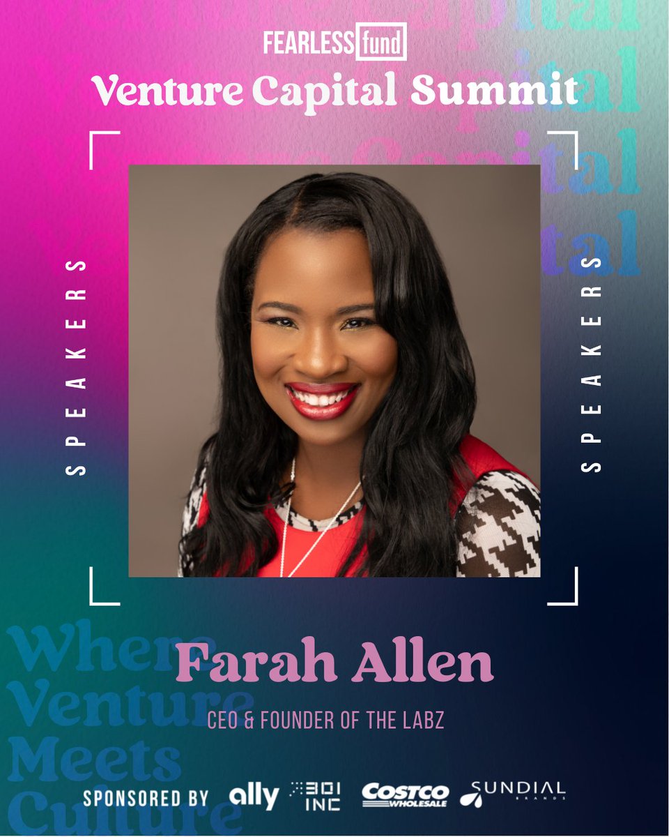 Join me at the 2nd annual Fearless VC Summit August 25-26th @thegatheringspots in Atlanta, GA sponsored by <a href="/ally/">Ally</a>, <a href="/generalmills/">General Mills</a>, <a href="/sheamoisture/">sheamoisture</a>, and <a href="/costco/">Costco</a>! "Where Venture Meets Culture" You NEED to be in the building!

 Go to <a href="/fearless/">Fearless</a>.fund to get your ticket today.