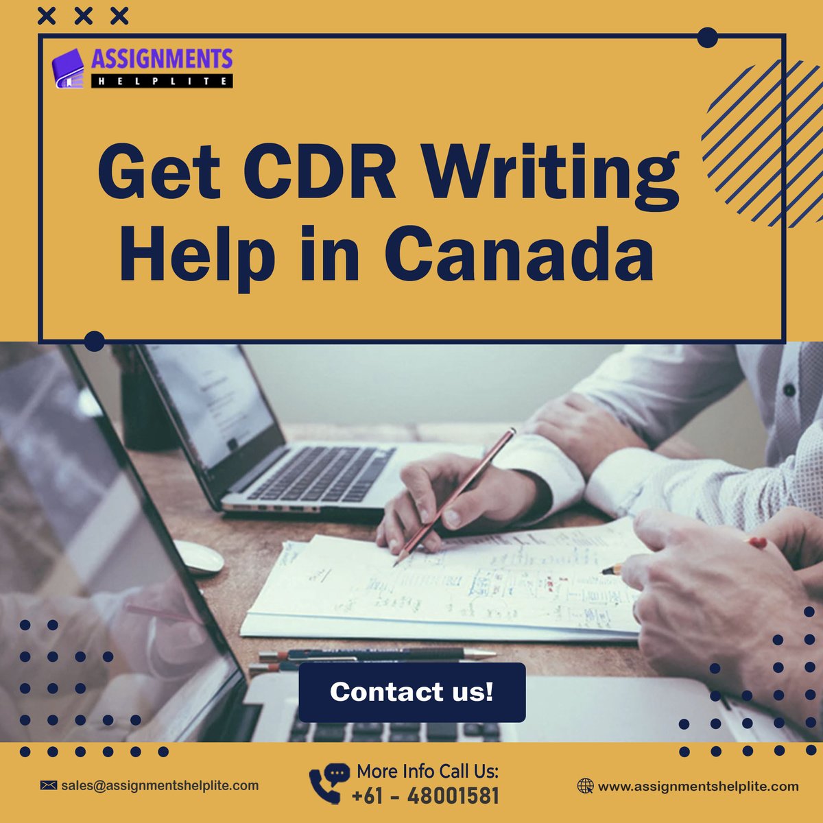 AssgmntHelpLite's tweet image. 𝐆𝐞𝐭 𝐂𝐃𝐑 𝐖𝐫𝐢𝐭𝐢𝐧𝐠 𝐇𝐞𝐥𝐩 𝐢𝐧 𝐂𝐚𝐧𝐚𝐝𝐚
Grab now: - assignmentshelplite.com/cdr-writing/
#cdrwritinghelp #cdrwriter #cdrwritinghelpcanada #cdrwritingservices #cdrreportwritinghelp