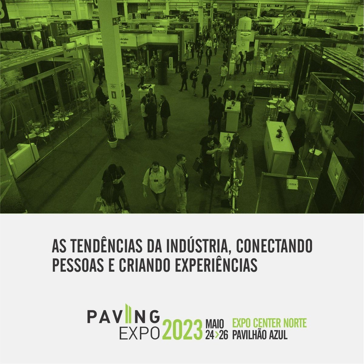 PavingExpo's tweet photo. Isso é PAVING EXPO! 

Fiquem por dentro da novidades que vamos trazer para 2023...

#paving #infraestrutura #obras #pavimentação #pavingexpo #vaiterpavingsim #vamosseguir https://t.co/Zf1qYe1J7l