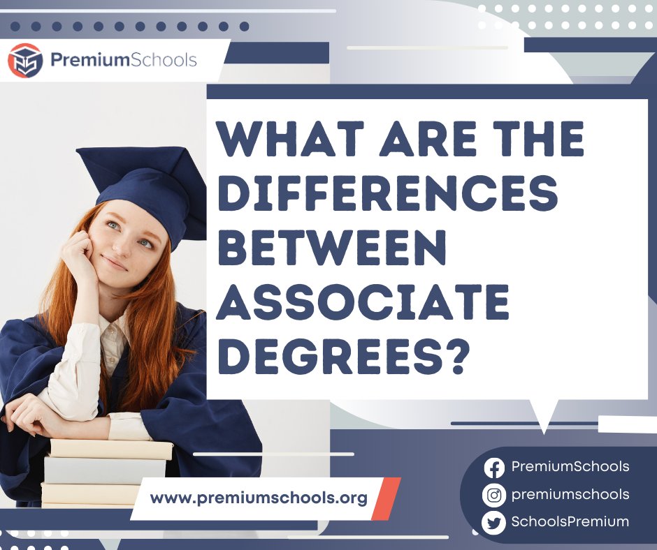 SchoolsPremium's tweet image. What are the differences between the A.A., A.S., and A.A.S associate degrees?  See the facts here: bit.ly/3hrfk7i #associatedegree #associateofarts #associateofscience #associateofappliedscience #premiumschools