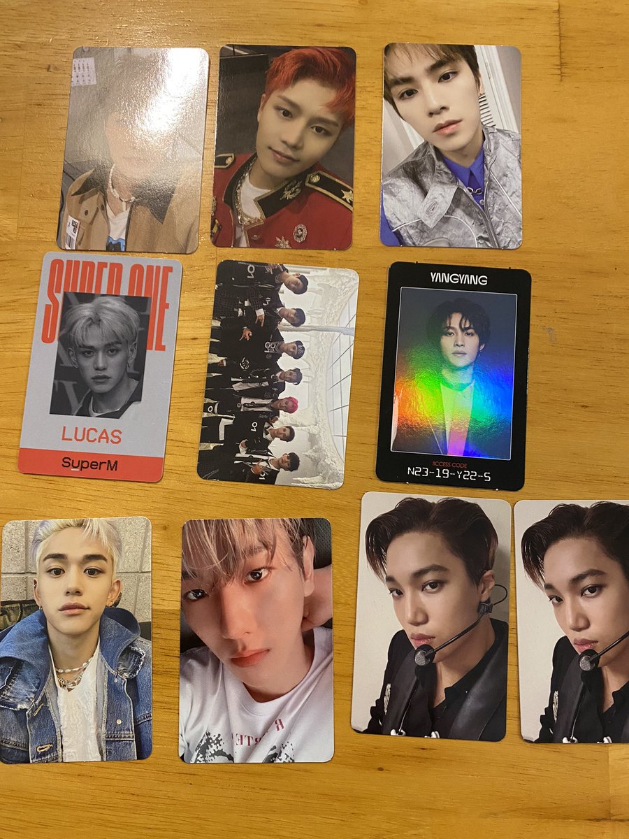 JQ_Writer's tweet photo. WTS #nct and #superm PCs, $6 each. #kpop #wts #photocards https://t.co/rMVOa5XXr0