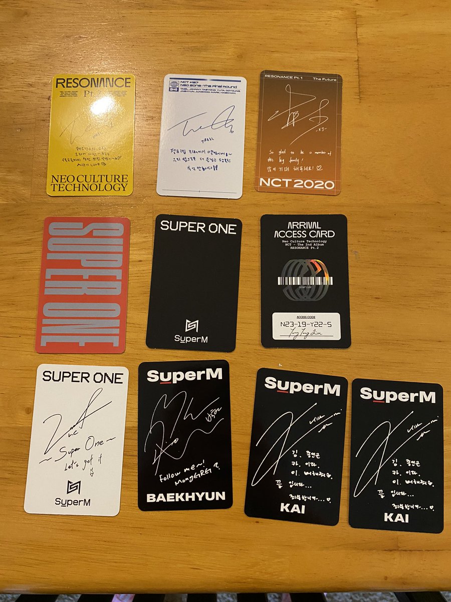 JQ_Writer's tweet photo. WTS #nct and #superm PCs, $6 each. #kpop #wts #photocards https://t.co/rMVOa5XXr0