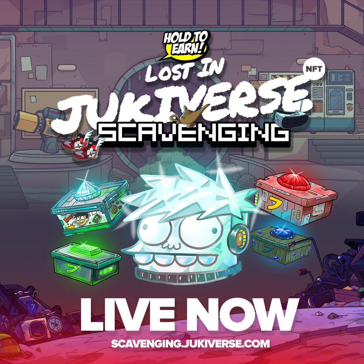 JukiverseNFT's tweet photo. Hi Jukis!
Since its start, Lost in Jukiverse: Scavenging has gained some interest and garnered some fun!
Let us show you a little about how it works and how to join in. (don’t worry, it’s still quite early!)
#Jukiverse #JukiverseScavenging https://t.co/wsp3xAOViD