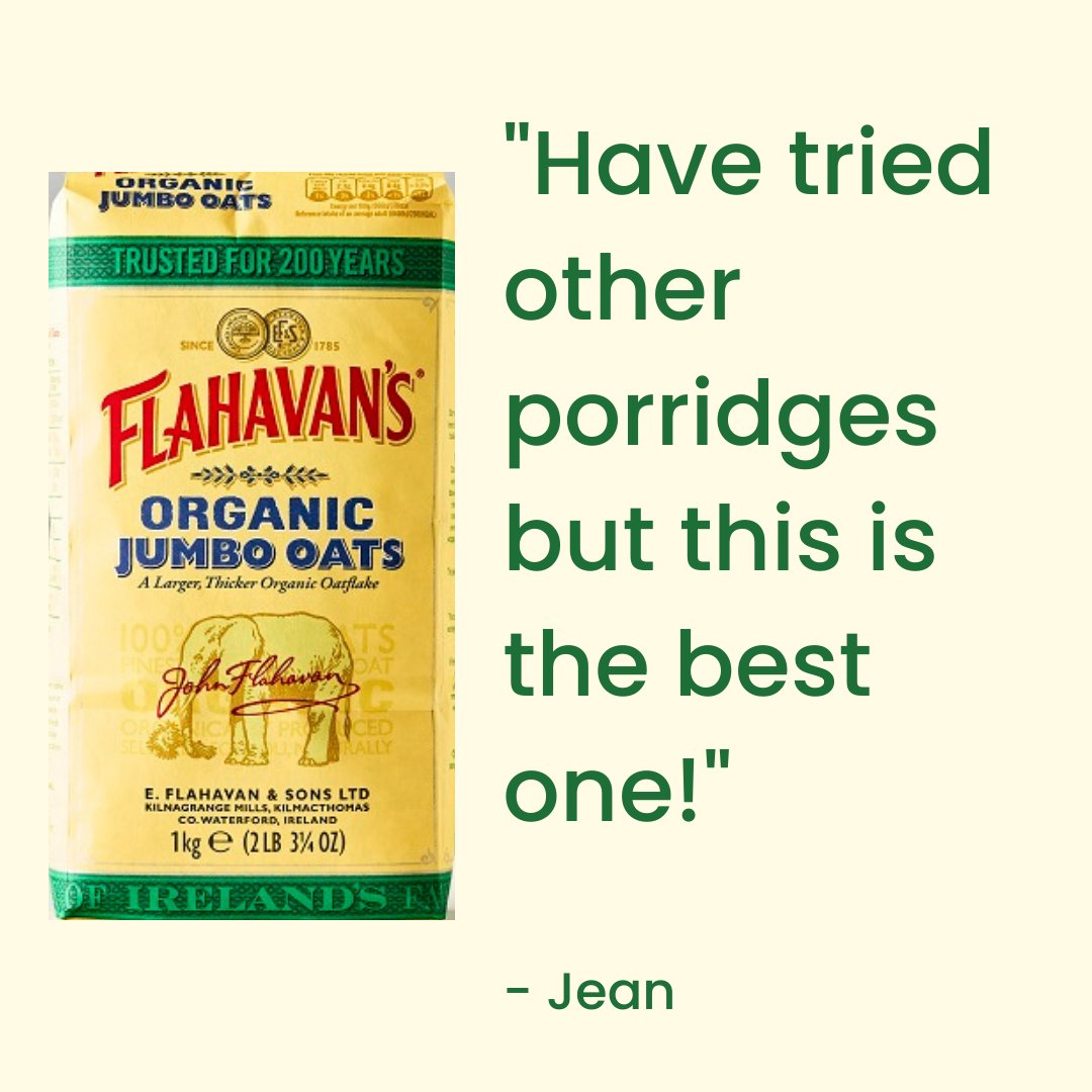 Flahavan's oats have been tried and tested by consumers for over 230 years... and we're still coming up with trumps. Stock up now to maximise cereal sales.