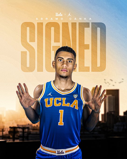 alessioteresi1's tweet photo. Abramo #Canka- #ncaabasketball | product of @StellaAzzurraRo will be freshman with @UCLAMBB #Bruins for 2022/3.
#Stellazzurra @LegaBasketA #Italbasket
#NCAA #MercatoLBA https://t.co/vzuUf36Fjd